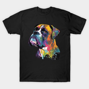 Boxer Dog Art T-Shirt